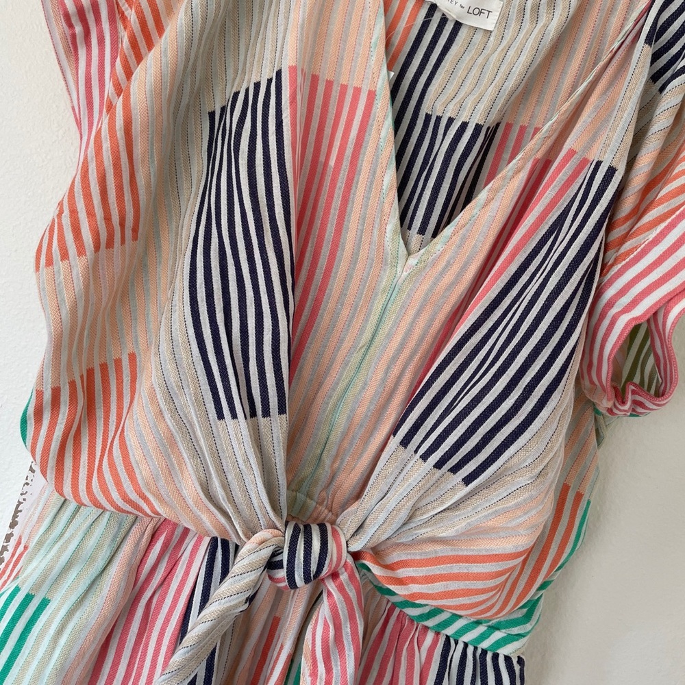 NWT Tie Waist Midi Dress - Picture 4 of 11